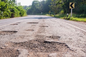 Road pavement defects