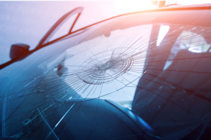 Broken Windshield and Glass Injuries
