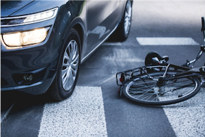Car and Bicycle Accident