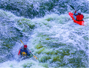 Kayakers at the River