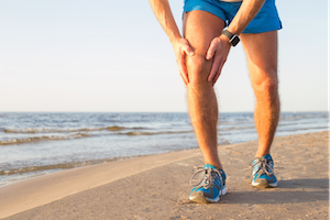 Man Running at the Beach