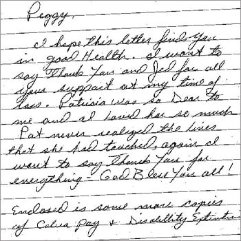 Karl Kaye thank you card