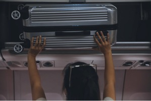 Rochester, New York: Falling Lugage