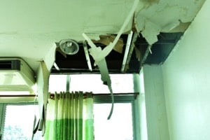 ceiling collapse