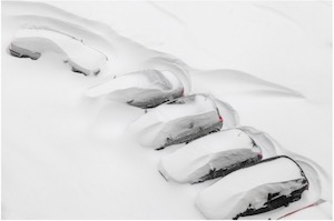 Cars With Snow