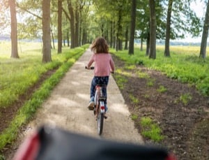 Child bicycle accident