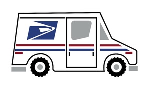 A mail truck