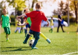 Kids Playing Soccer