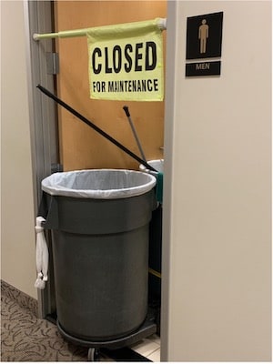 Public Restroom Slip and Fall in Rochester