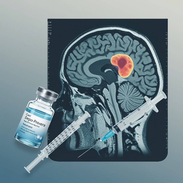 Meningioma, a type of brain tumor